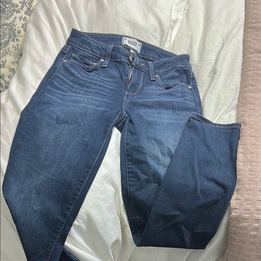 PAIGE Blue Skinny Jeans Classic Style
